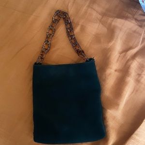 Slim Brooklyn Crossbody in Suede Chain Handle Edition